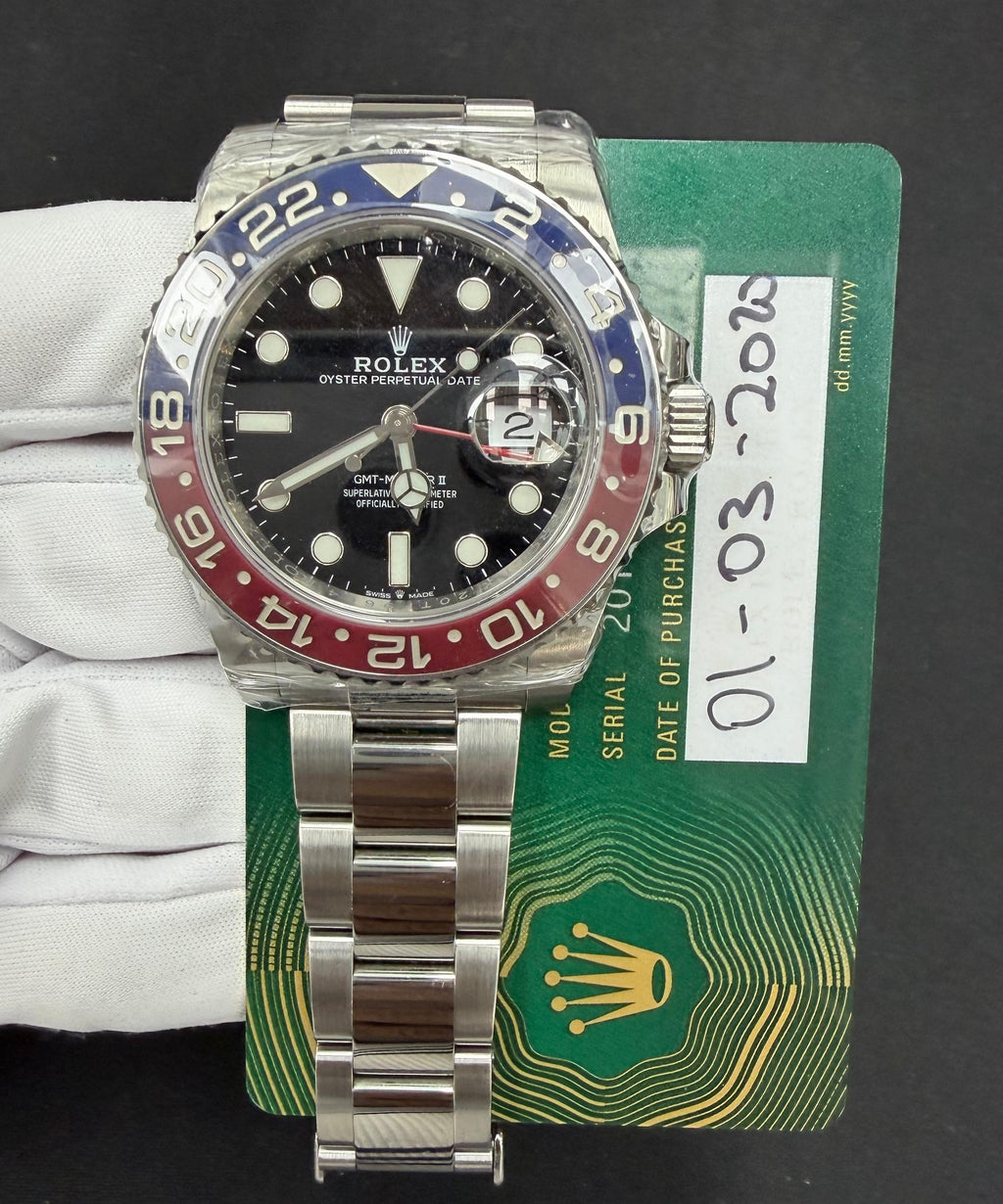 ROLEX GMT MASTER II 126710BLRO