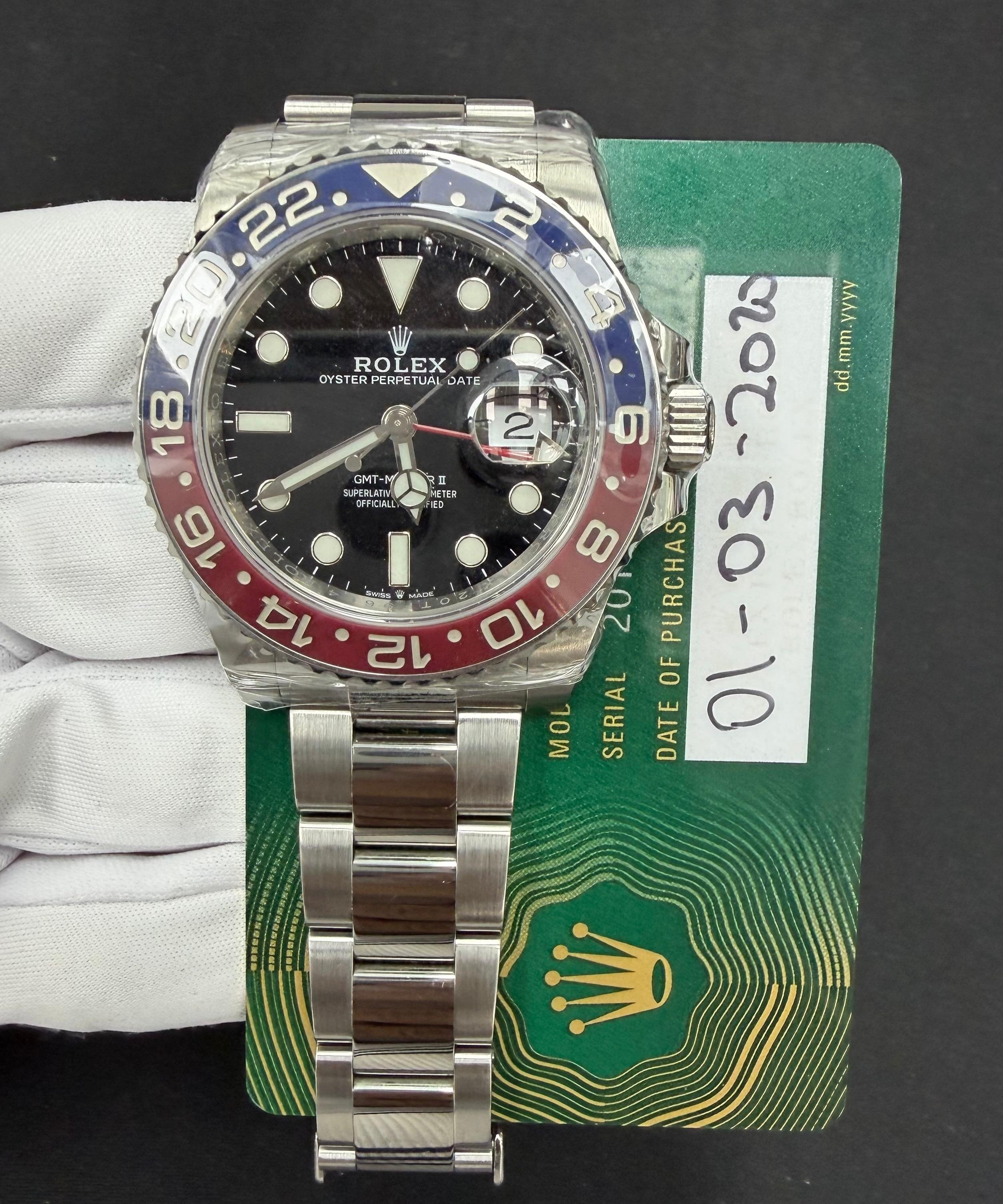 ROLEX GMT MASTER II 126710BLRO