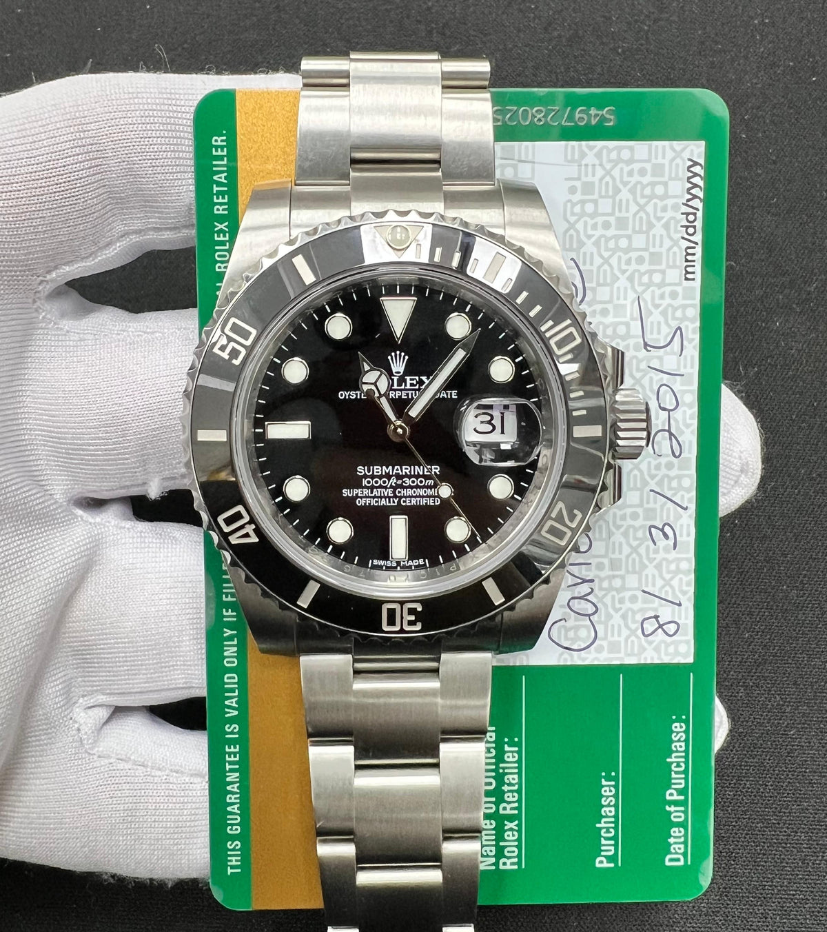 ROLEX SUBMARINER DATE 116610LN