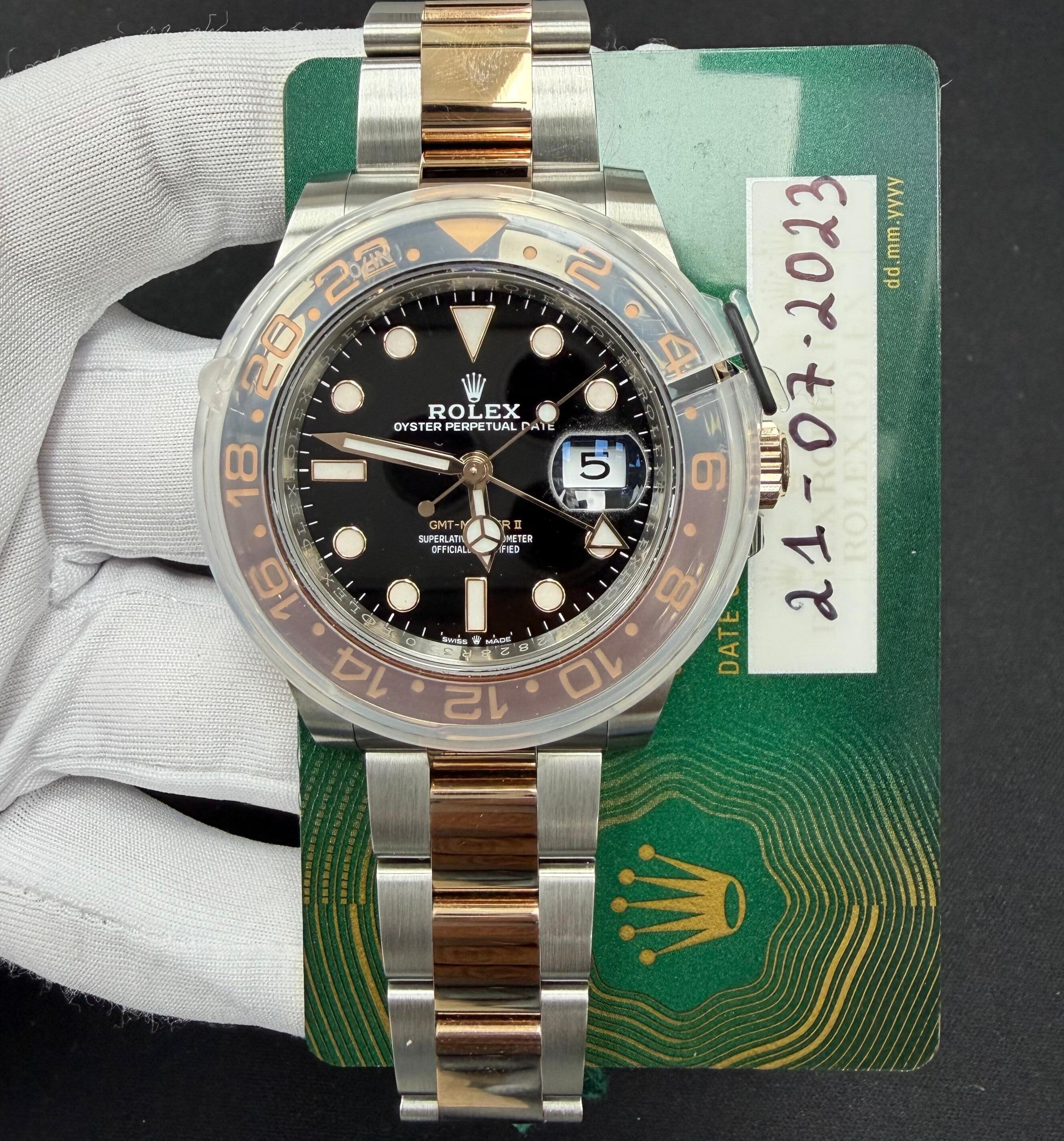 ROLEX GMT MASTER II 126711CHNR