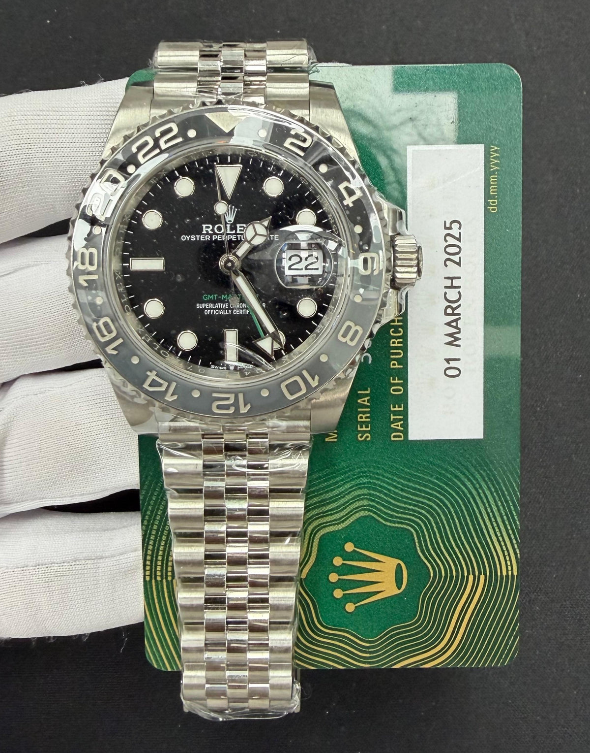 ROLEX GMT MASTER II 126710GRNR
