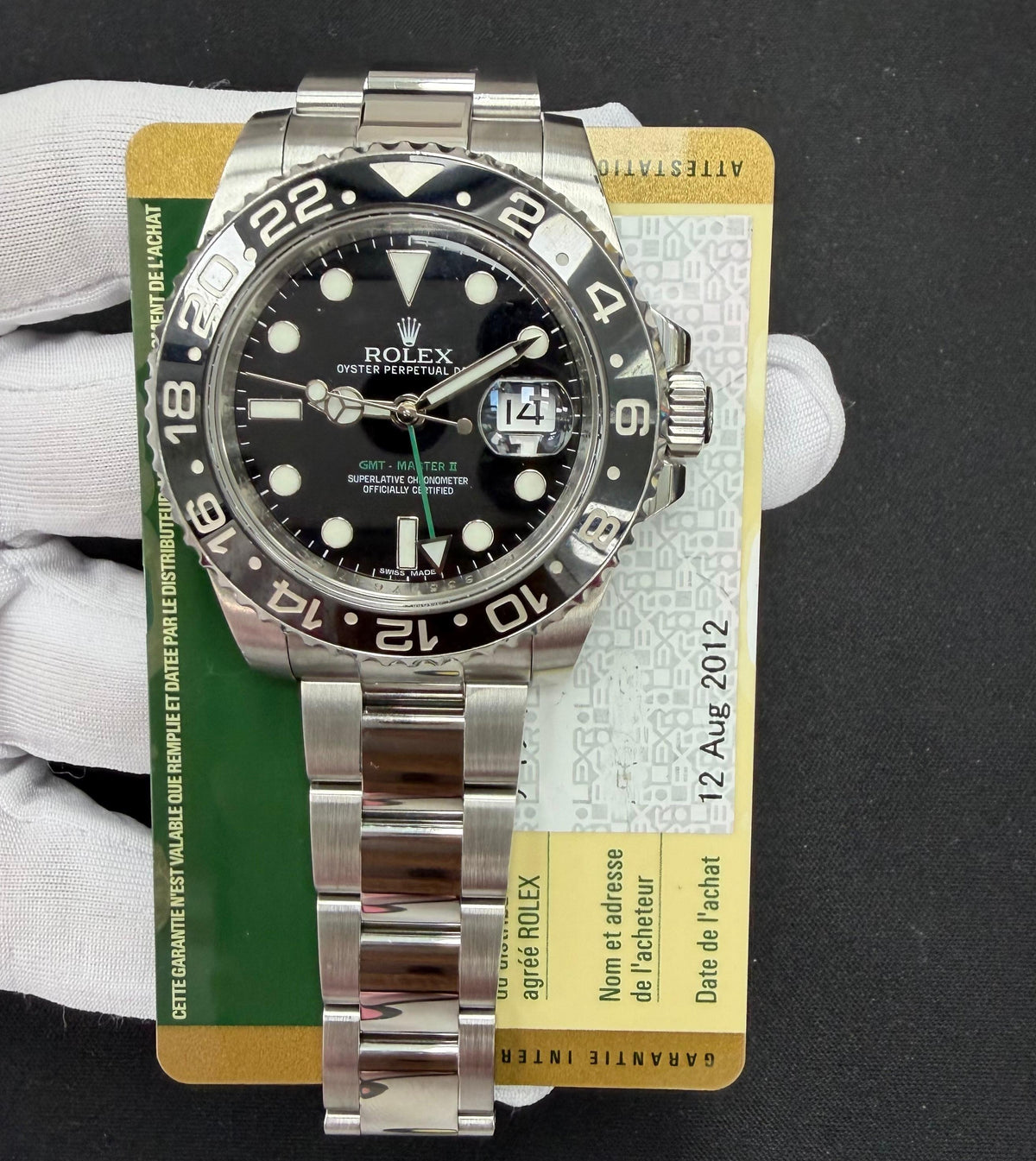 ROLEX GMT MASTER II 116710LN