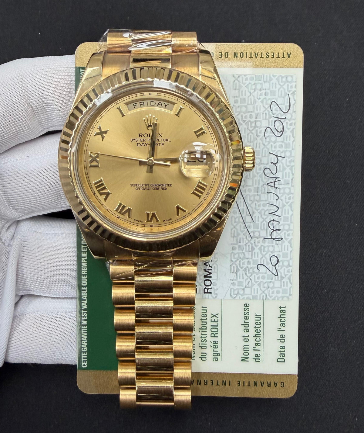 ROLEX DAY-DATE 218238