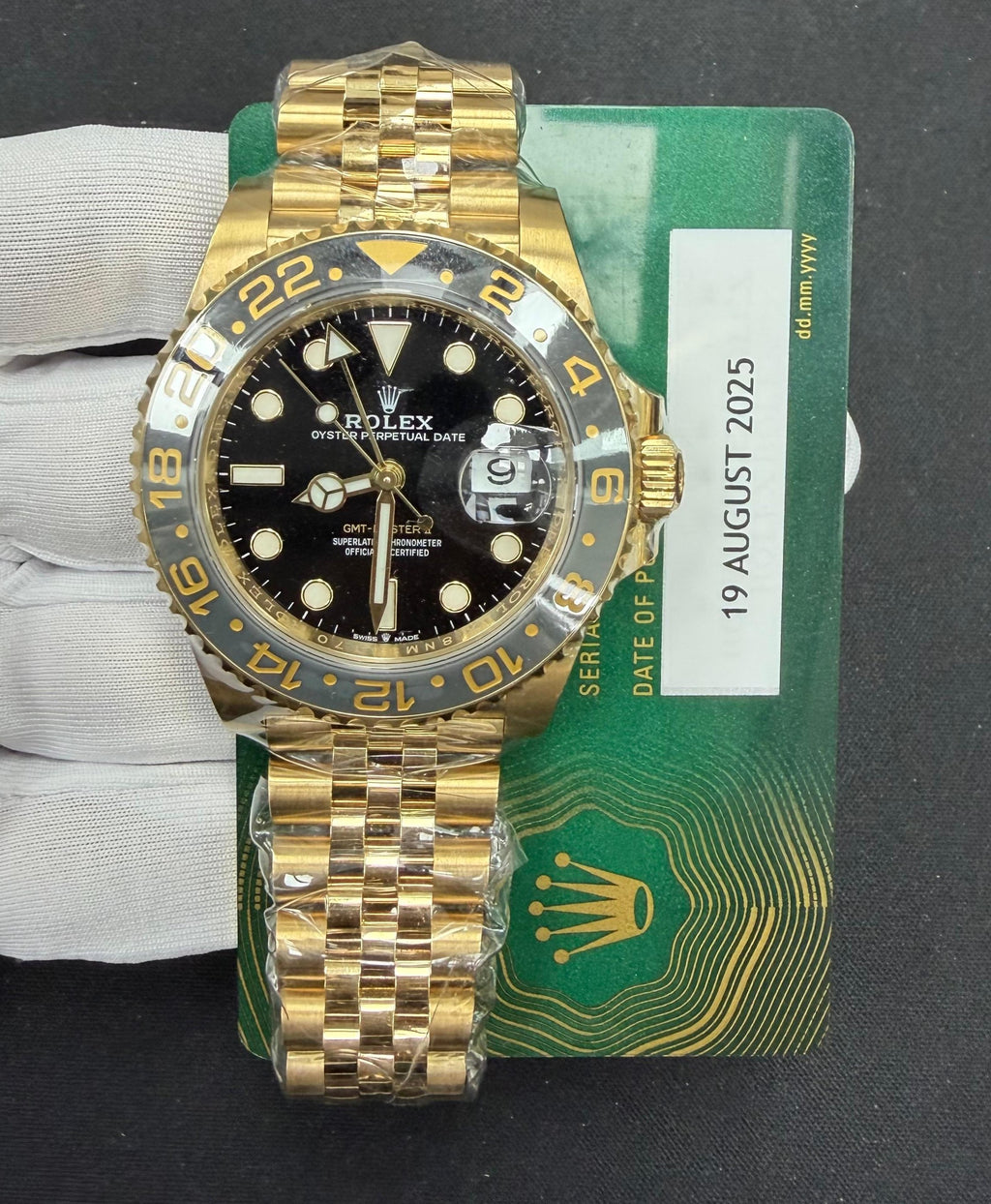 ROLEX GMT MASTER II 126718GRNR