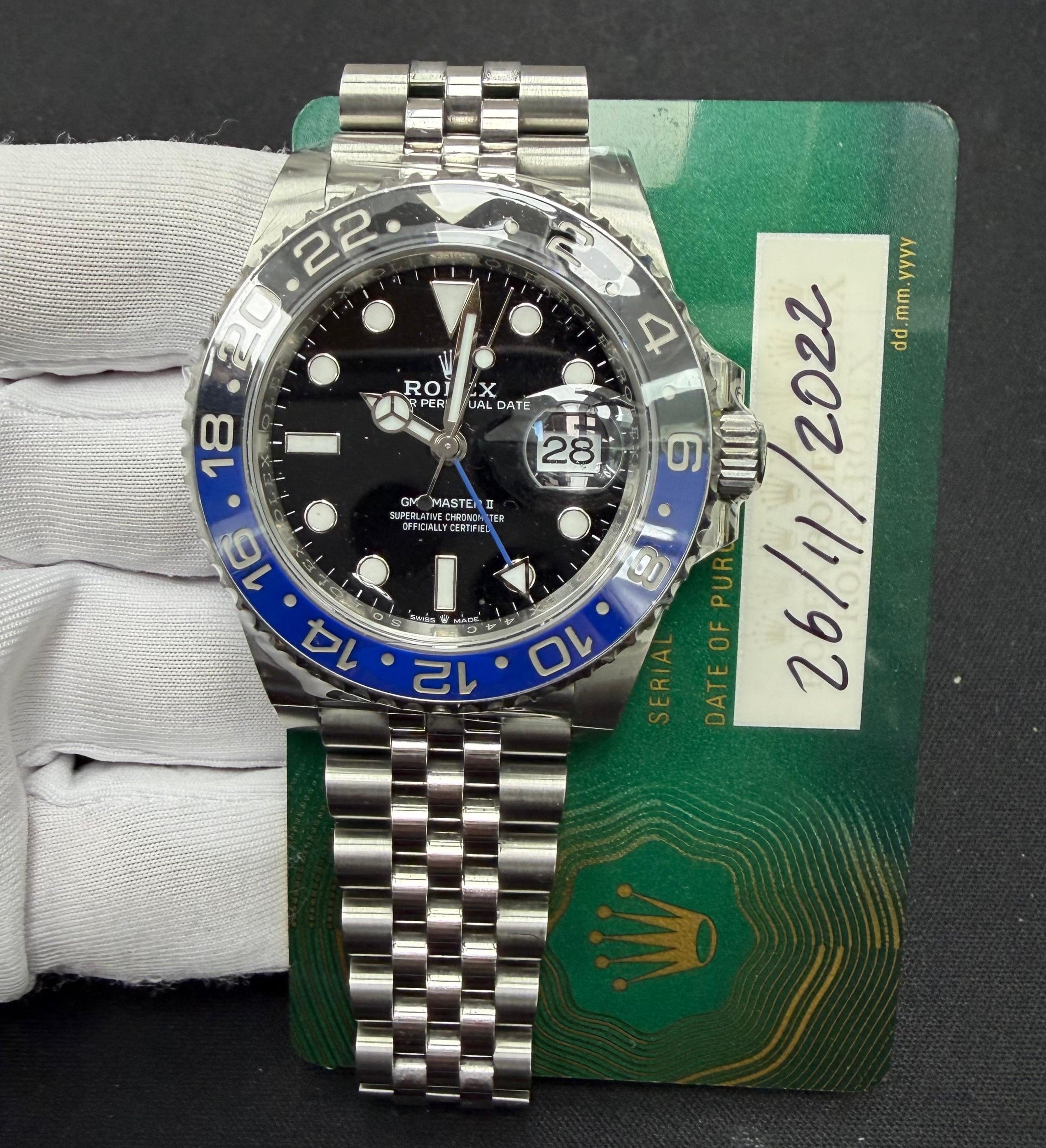 ROLEX GMT MASTER II 126710BLNR
