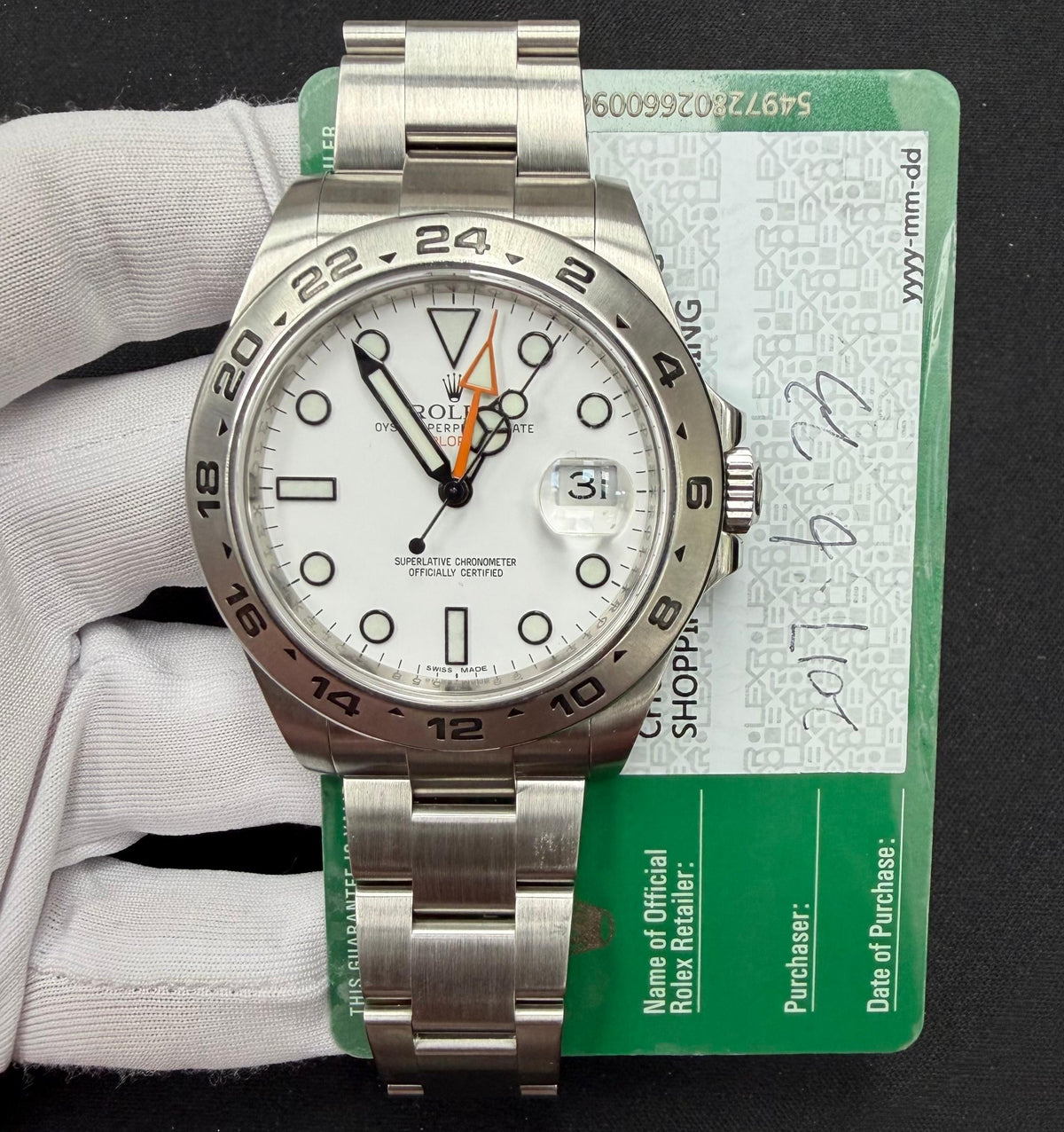 ROLEX EXPLORER II 216570