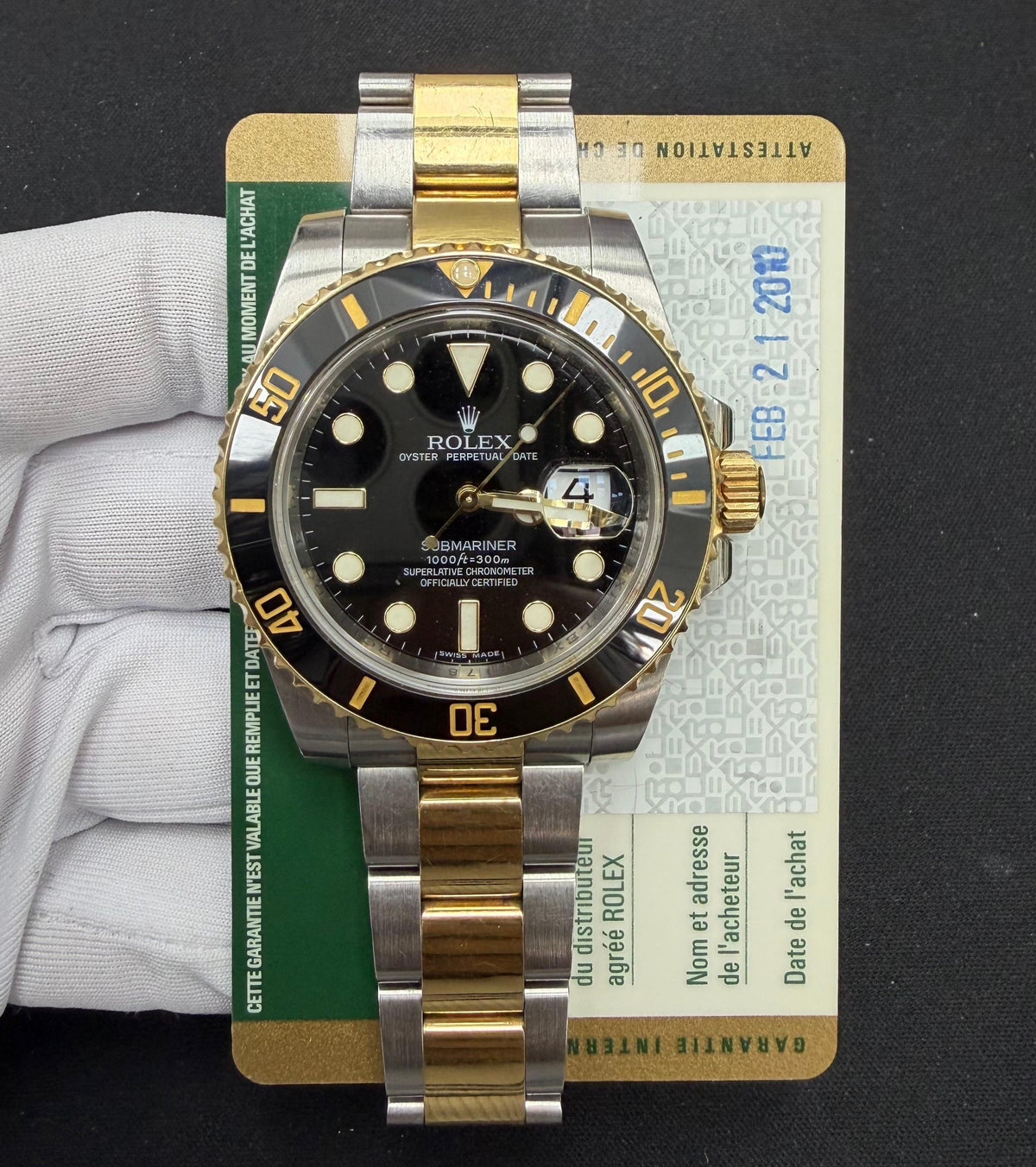 ROLEX SUBMARINER DATE 116613LN