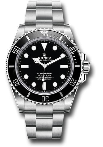 ROLEX SUBMARINER NO DATE 124060 Hover Image