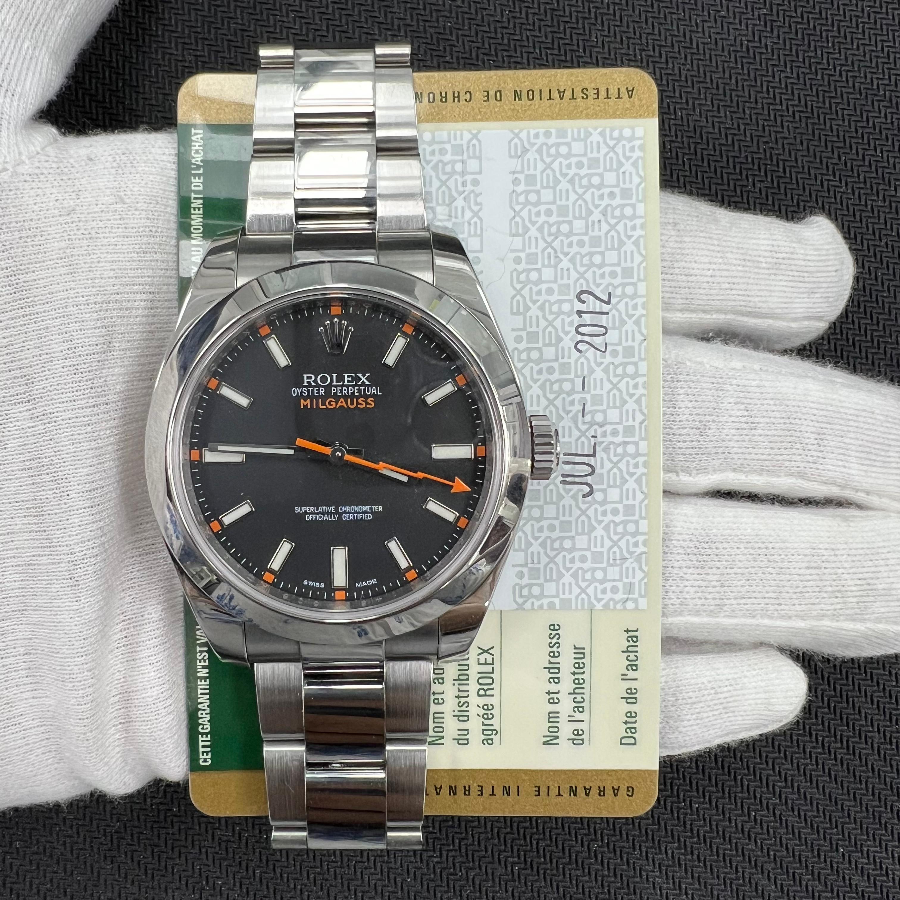 ROLEX MILGAUSS 116400GV