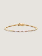 Classic Diana Tennis Bracelet 2.90ctw Yellow Gold