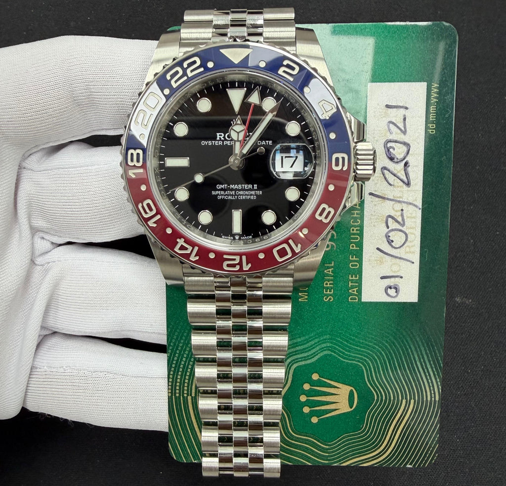 ROLEX GMT MASTER II 126710BLRO
