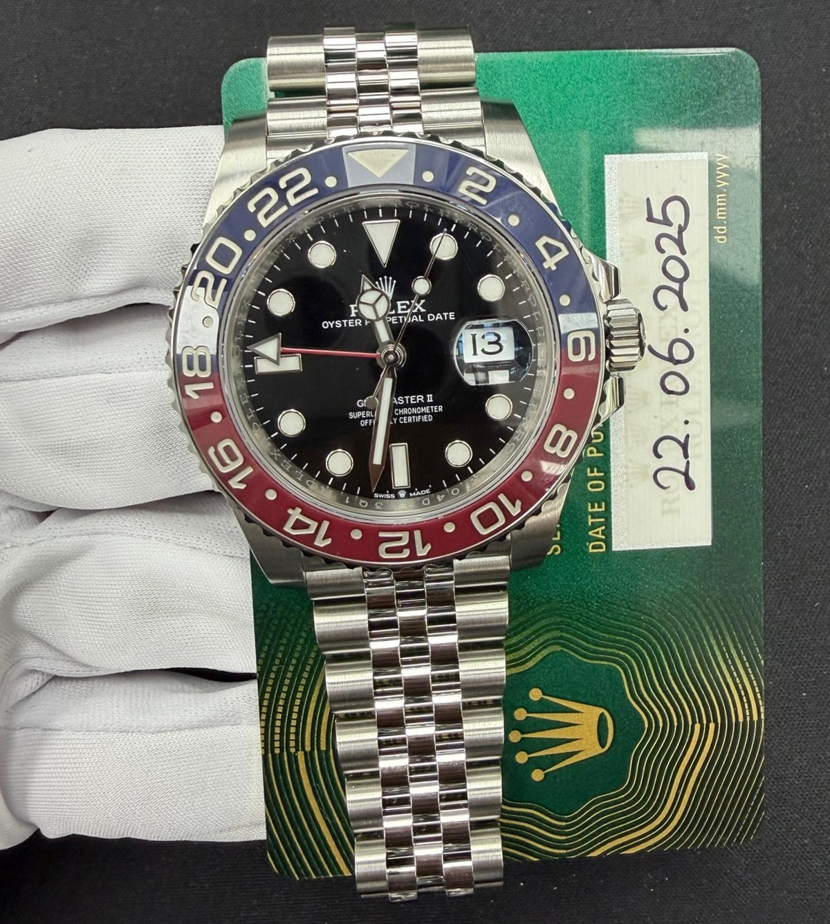 ROLEX GMT MASTER II 126710BLRO