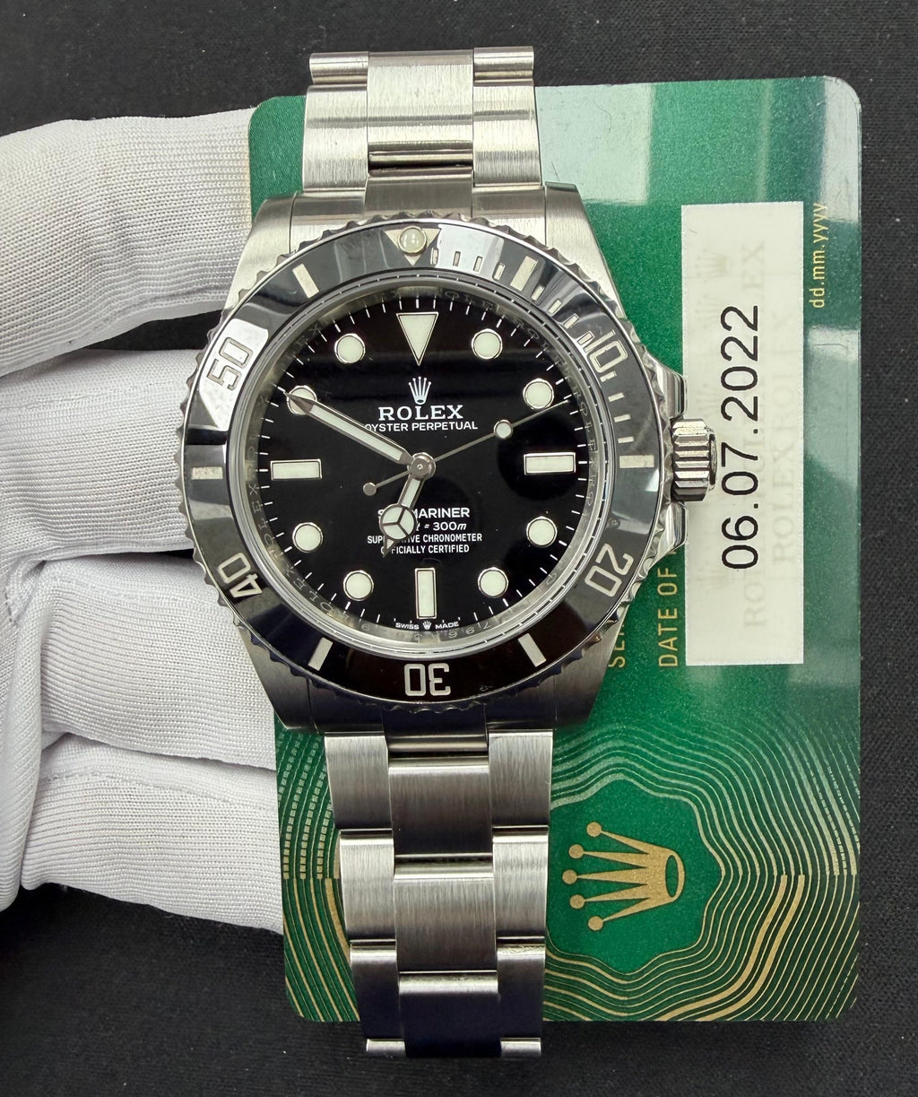 ROLEX SUBMARINER NO DATE 124060