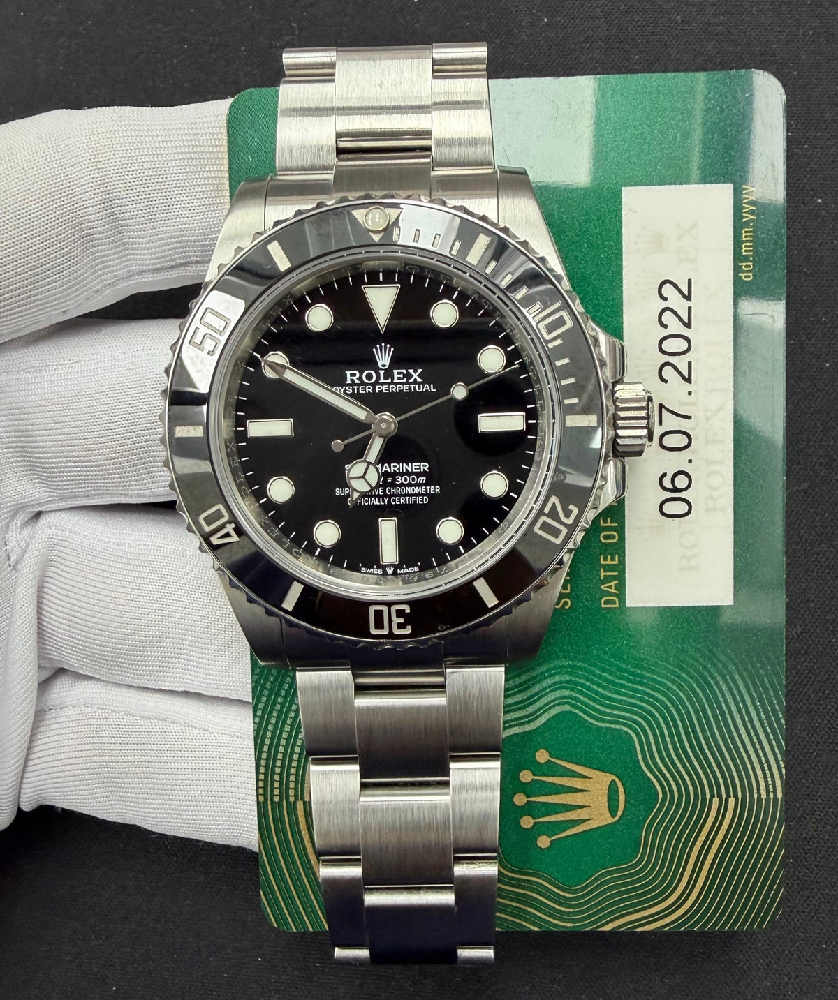 ROLEX SUBMARINER NO DATE 124060