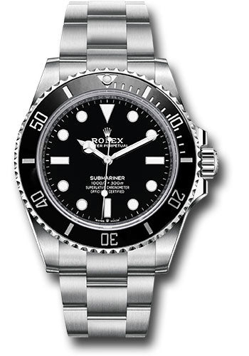 ROLEX SUBMARINER NO DATE 124060 Hover Image