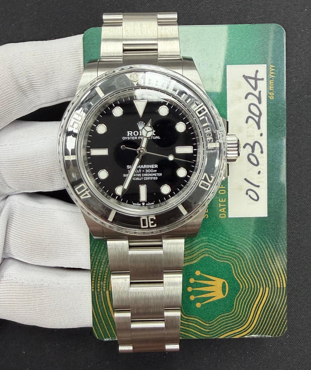 ROLEX SUBMARINER NO DATE 124060
