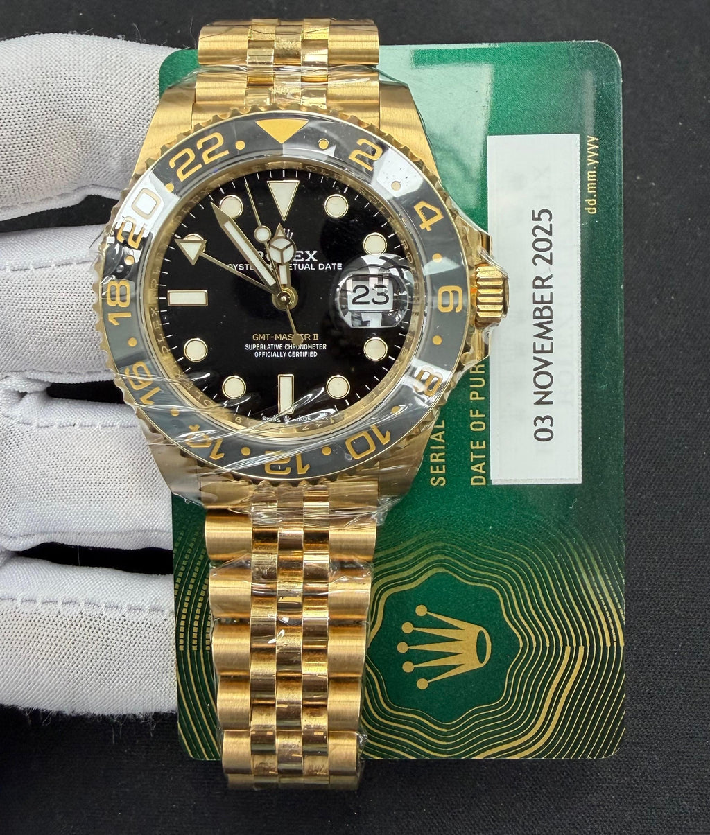 ROLEX GMT MASTER II 126718GRNR